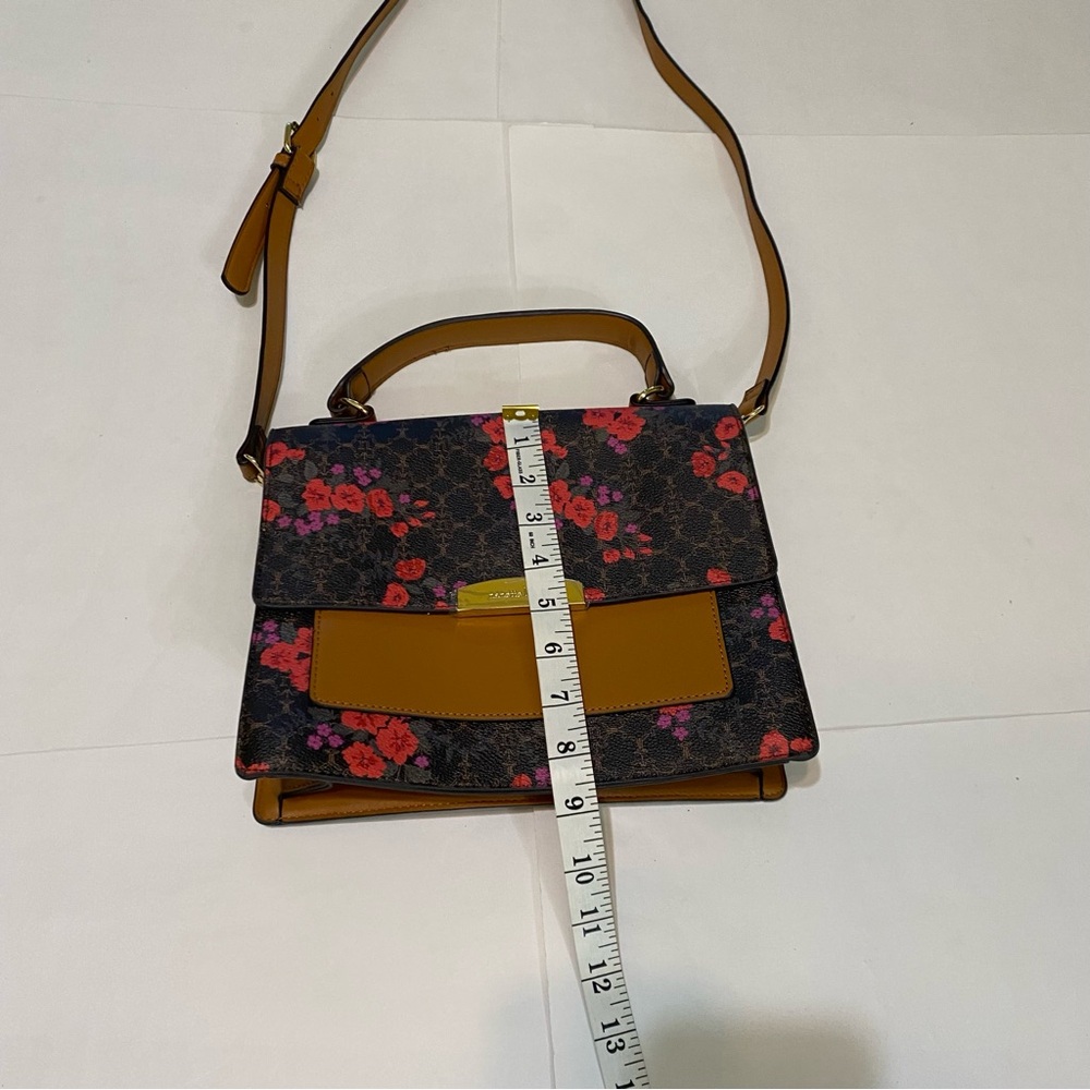 Nanette Lepore Floral Brown Handbag - Picture 11 of 16